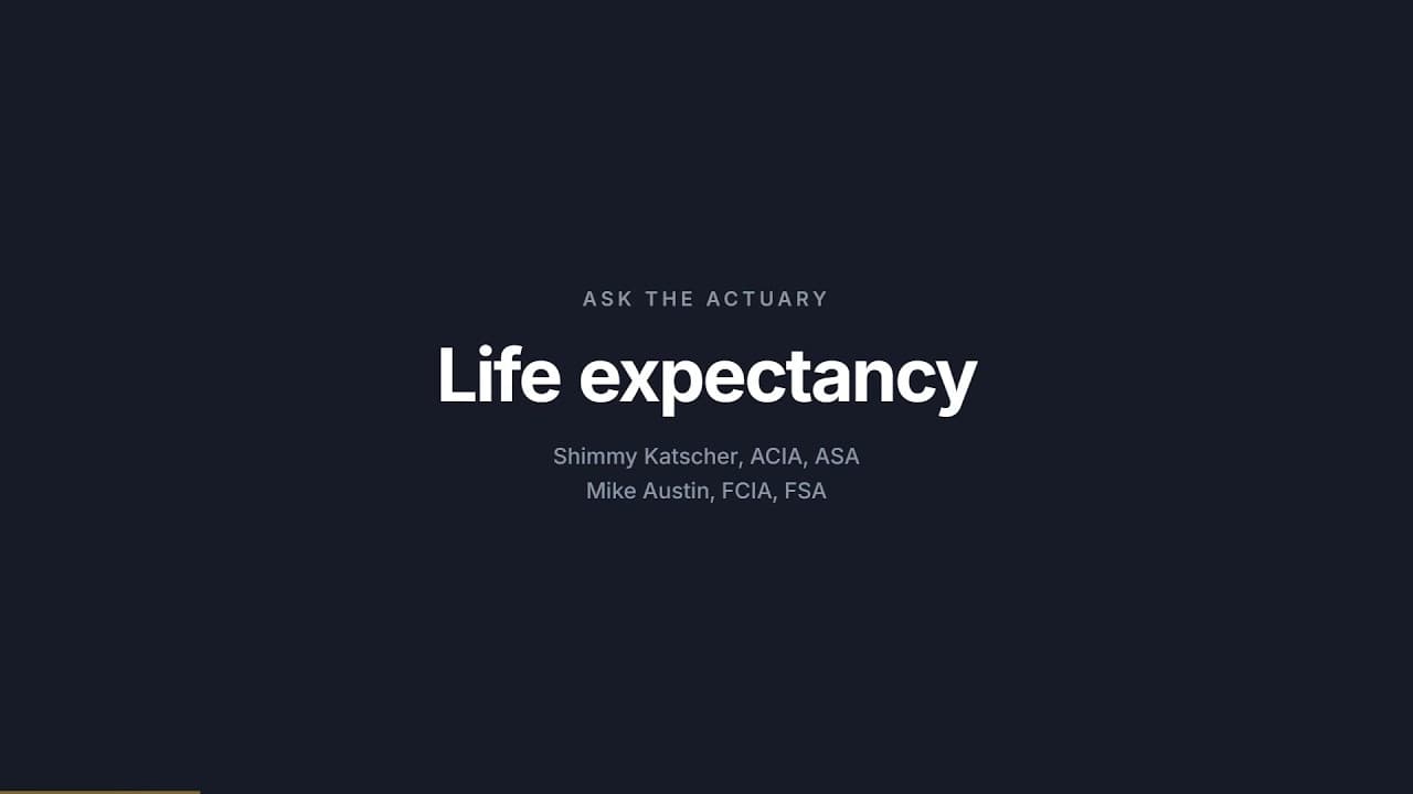 Life expectancy in a damages calculation
